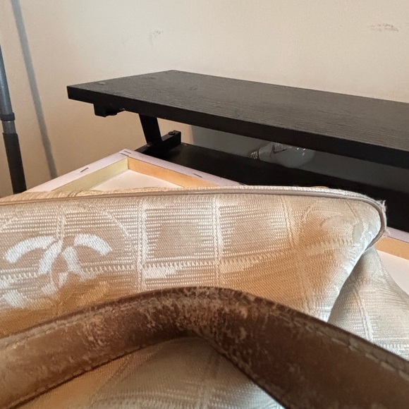 Authentic Chanel New Travel Line MM Tote Bag in Classic Beige - Picture 13 of 14